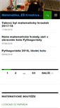 Mobile Screenshot of matematika.zskrestova.cz